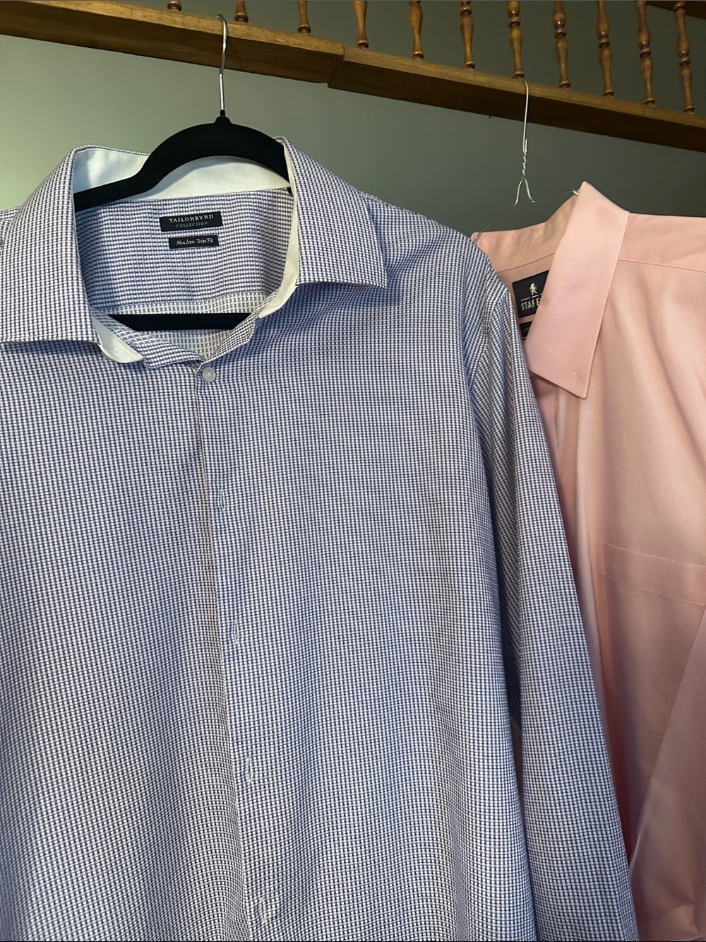 Tailorbyrd and Stafford Dress Shirts 18 & 18.5/34-35 Slim and Reg Fit